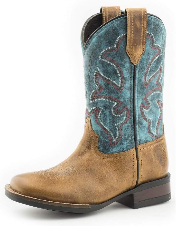 Roper Big Kids Monterey Boot, Tan, 5