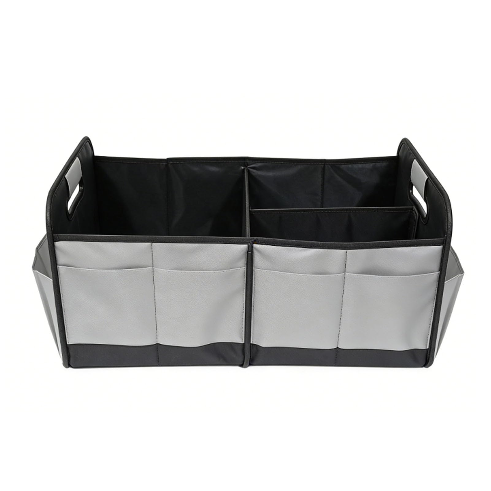 Ejoyous Organizzatore Pieghevole per Bagagliaio dell'auto, in Tessuto Oxford, 58 X 32 X 37 Cm, Multi Scomparto, Maniglie Pieghevoli, Base Antiscivolo, per SUV, Camion, Campeggio, Generi alimentari.
