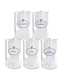 BV Medical Clear Sundry Jars, Labeled, Unbranded, Set of 5 each