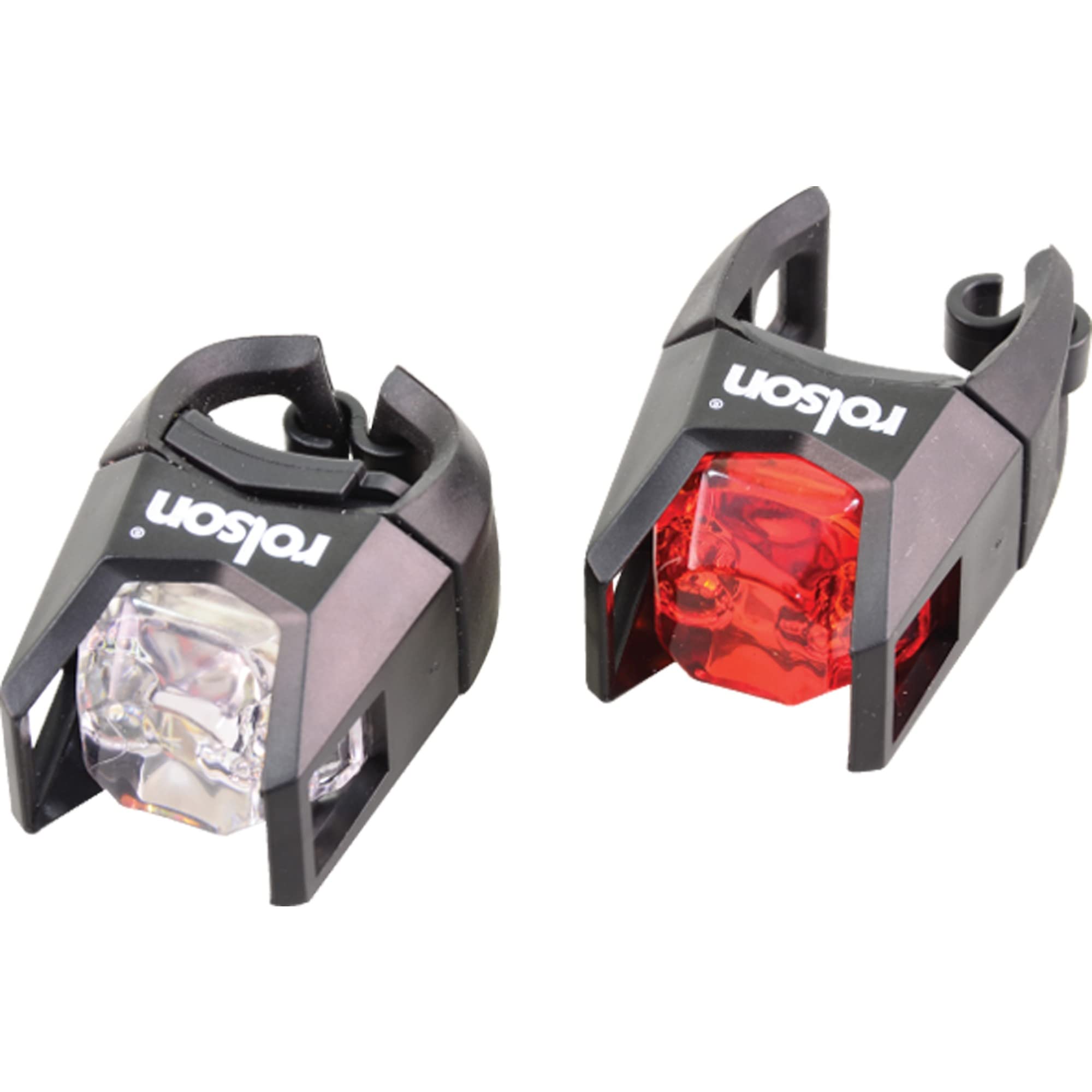 Rolson61622 2 pc LED Bike Light Set