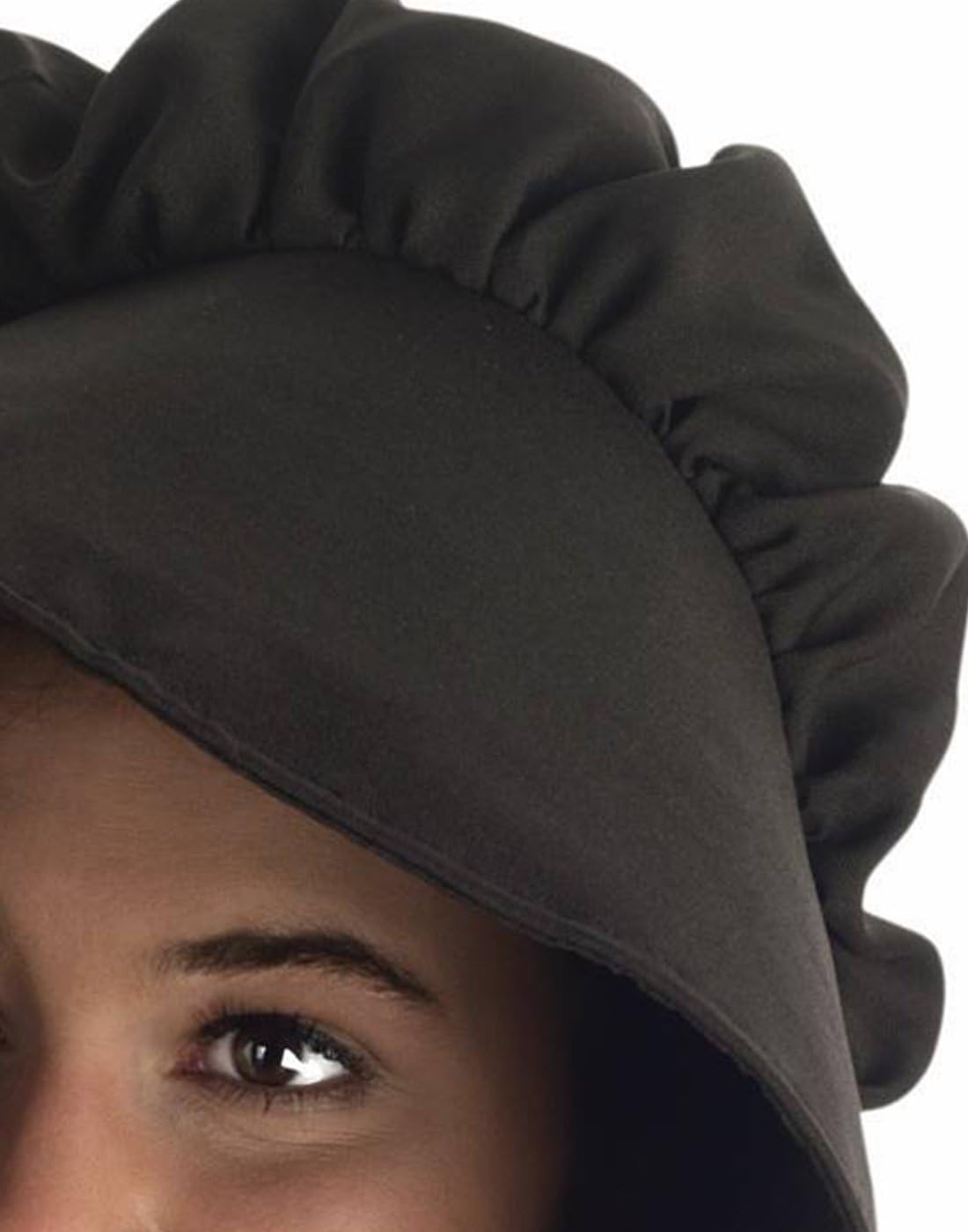 Forum Novelties womens Oversized Bonnet Costume Headwear, Black, One Size US