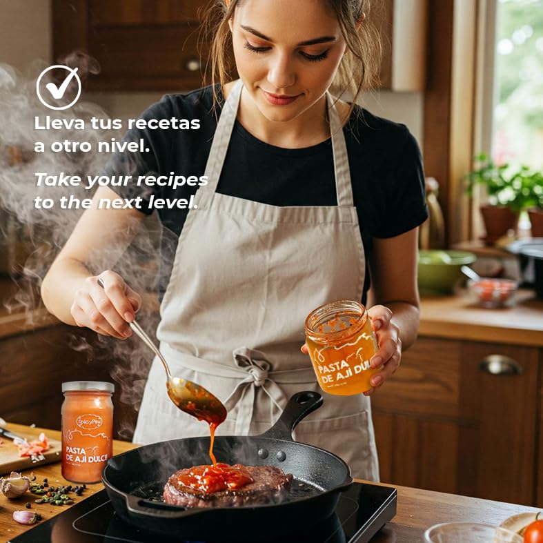 Miniatura 2 de De Aji Dulce Spicy Pau Natural Sin Azúcar Hecho en Venezuela Vegano Sin Azúcar Añadido Sin Azúcar Añadido 100% Natural Sin Colores Artificiales Sin