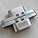 (1 Pair) Hidden Door Hinge, Stainless Steel, Hidden Barrel Wooden Box Silver