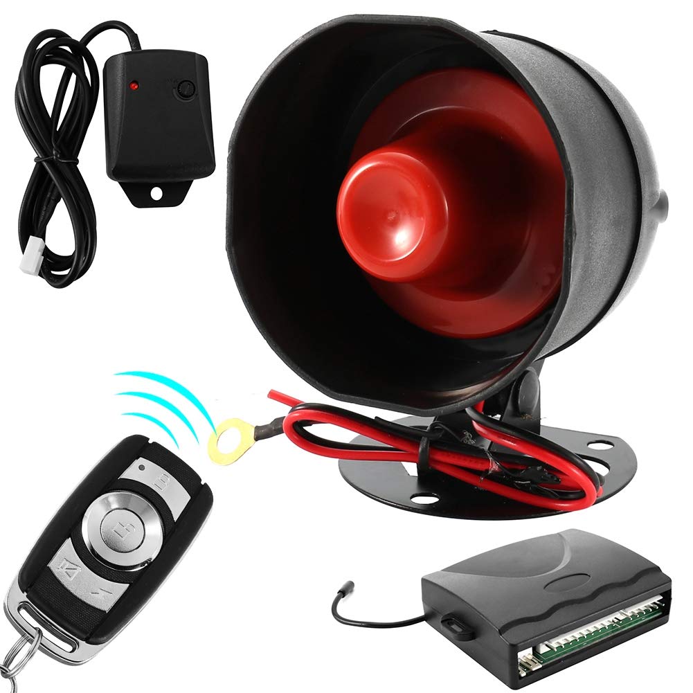 Fydun Système d'alarme de Voiture avec démarrage à Distance Appuyez sur Le Bouton d'arrêt de démarrage du Moteur 12V Universel Protection antivol Start Stop Lock