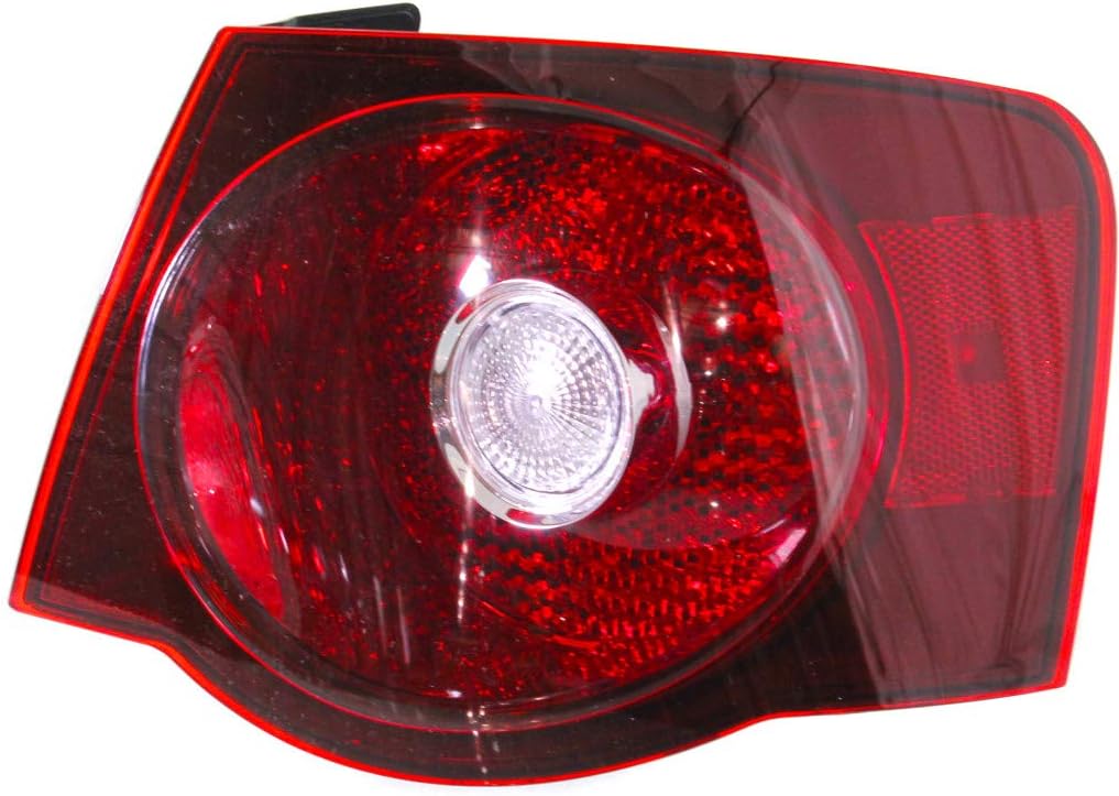 CarLights360: For Volkswagen Jetta Tail Light Assembly 2008 2009 2010 Passenger Side w/Bulbs DOT Certified For VW2801127 | 1K5 945 096 L Vehicle Trim: Sedan