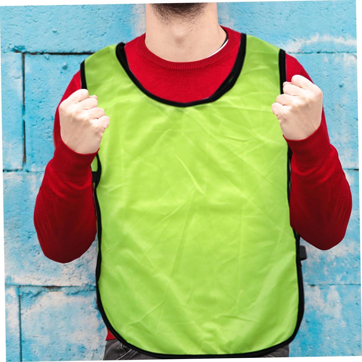 Toyvian Trainingsweste 12 Stück Polyester Mesh für Kinder und Erwachsene