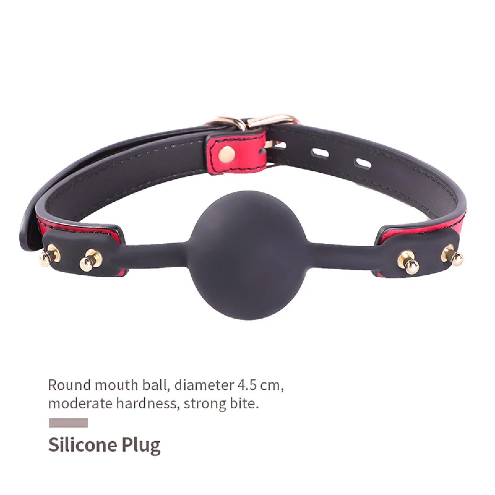 Bõndägë Set Set bondage in vera pelle rossa BDSM Kit di giocattoli sessuali Manette di ritenuta Collare Gag Frusta Prodotti erotici Donne Coppie