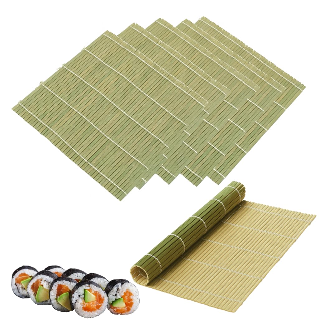 Amazon.com: JapanBargain 3987, Set of 6 Bamboo Sushi Rolling Mats