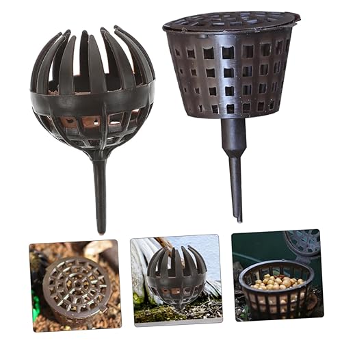 Miniatura 5 de 20 unidades de cesta de fertilizante bonsái con tapa, mini cestas de fertilizantes de plantación automática para jardín y maceta