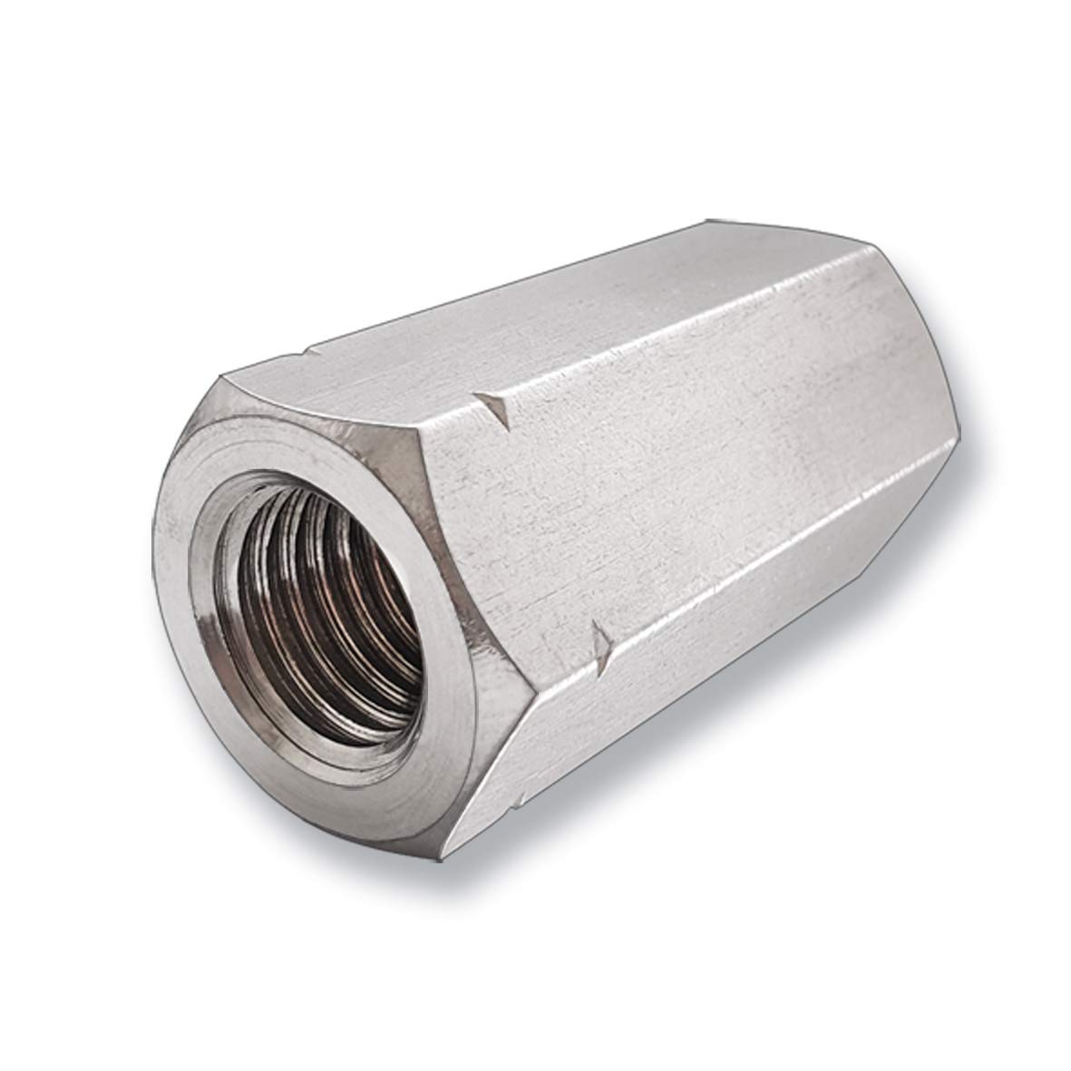 Tuerca hexagonal DIN 6334 de 3 x d de acero inoxidable A4 Tuerca de conexión hexagonal Tuerca larga Tuerca de distancia Tuerca de extensión Tuerca de rosca Boquilla de rosca Alta Tuerca V4A hexagonal