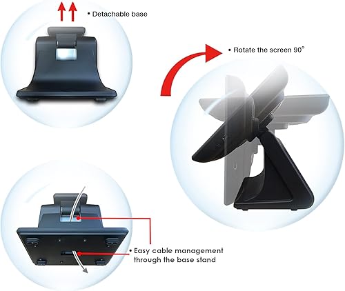 Miniatura 5 de Sistema POS de máquina de punto de venta de caja registradora con pantalla táctil de 15 pulgadas, CPU J6412, DDR4 4GB RAM, 128G SSD, Windows 10,