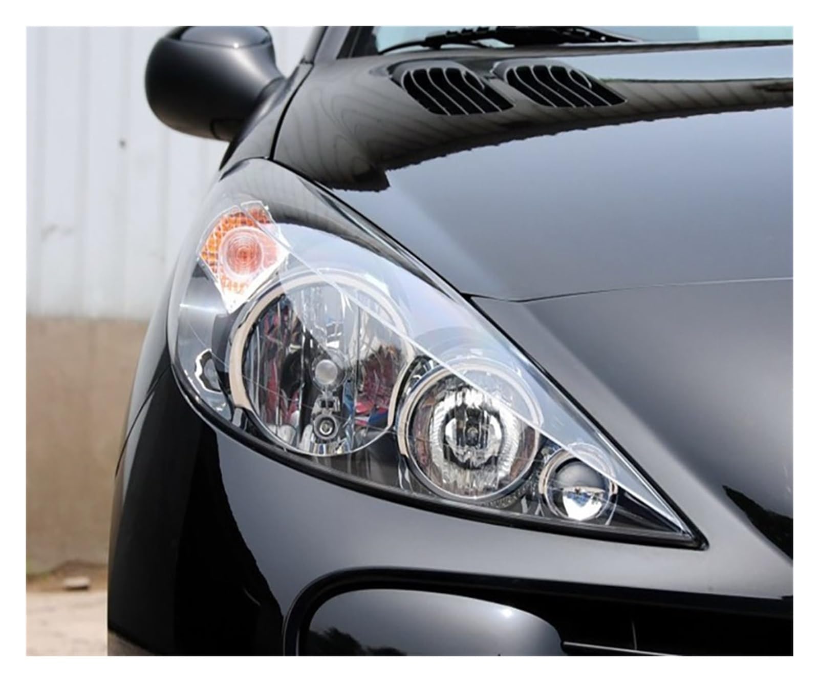 Pour Peugeot 207 2009 2010 2011 2012 2013, Lentille De Phare De Voiture Lentille De Phare De Voiture Auto Shell Cover Bright Lamp Shade Caps