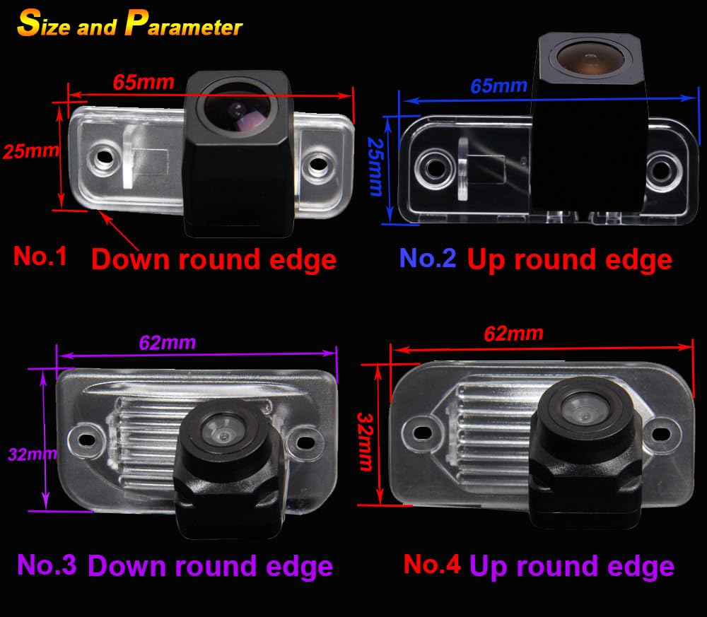 1280 x 720 pikseli samochodowa kamera cofania zapasowa do Mercedes-Benz CLK Cabriolet C209 A209 W209 200 220 240 270 280 320 350 500 55AMG 63AMG SL R230 280 300 300 350 60 0 SLR R199 Chrysler