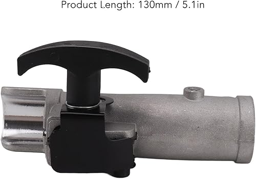 Miniatura 5 de Zerodis Mejora tus herramientas de jardinería con el conector de eje cortador de cepillo de 7 ranuras de 1.024 in, abrazadera de unión, piezas de