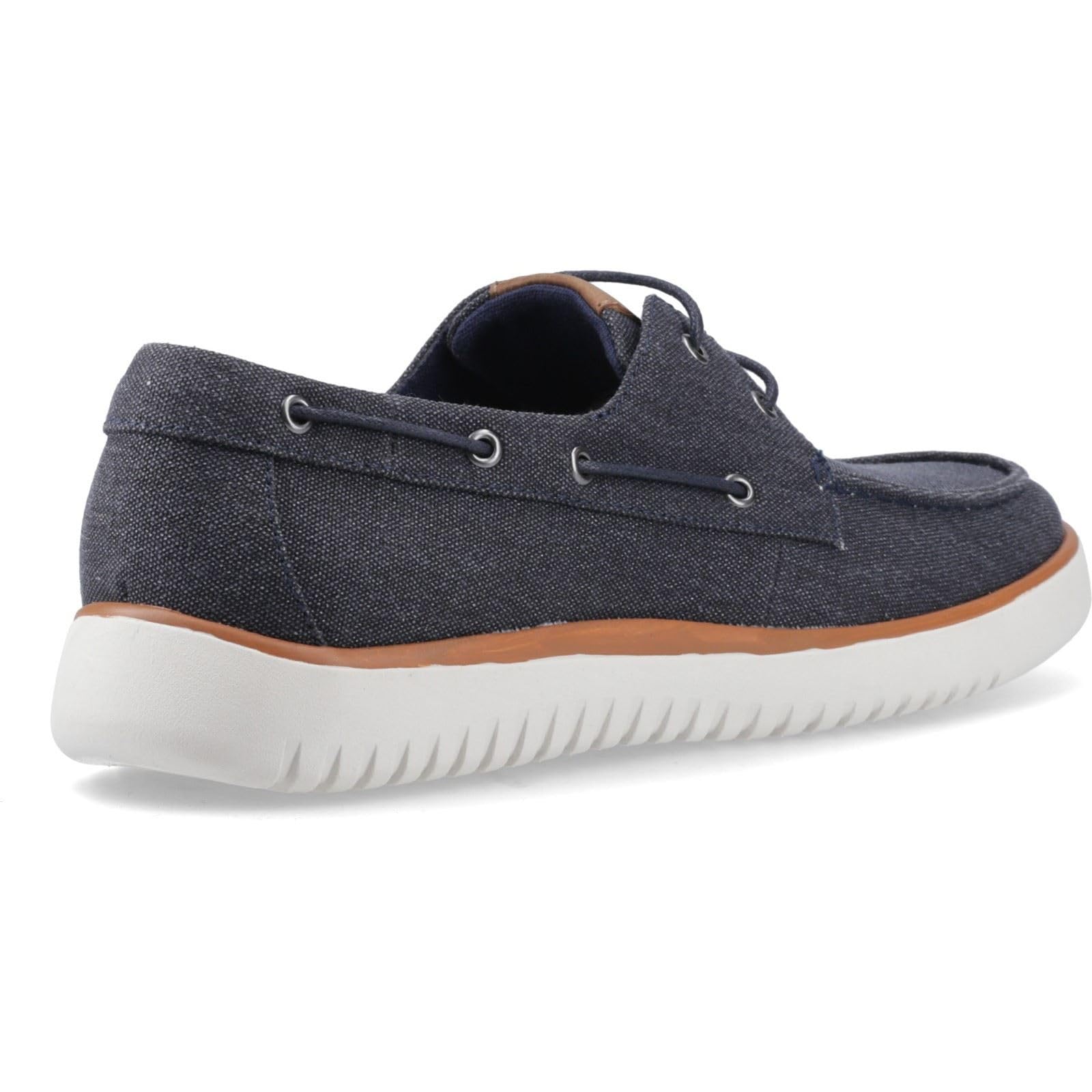 Hush Puppies Daniel Płócienne Buty Żeglarskie Męskie Granatowe Buty Żeglarskie Z Płótna
