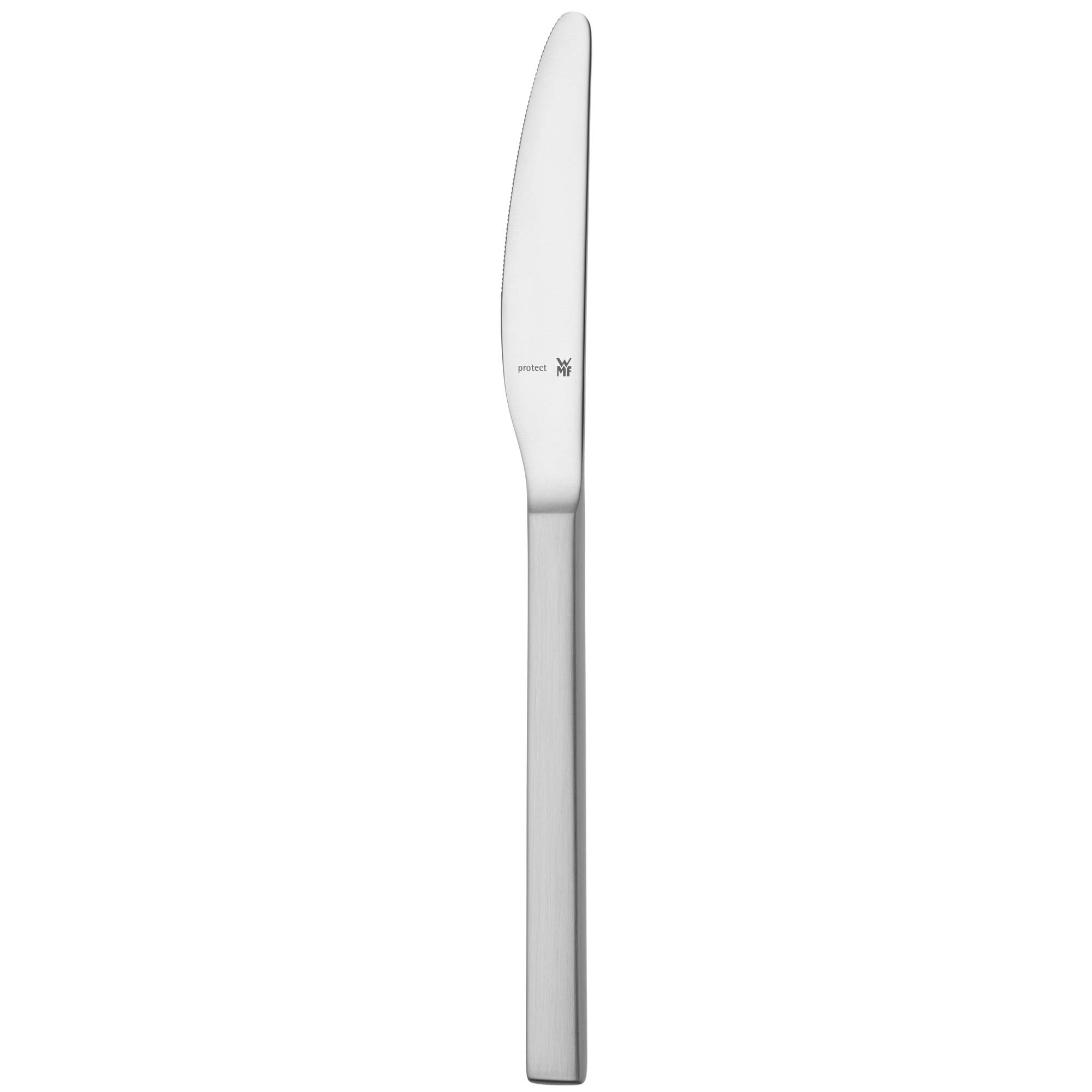 WMF Linum Edelstahl Besteck Set 6 Personen, Essbesteck Set 30 teilig, Monobloc-Messer, Cromargan Protect mattiert, kratzbeständig, spülmaschinenfest