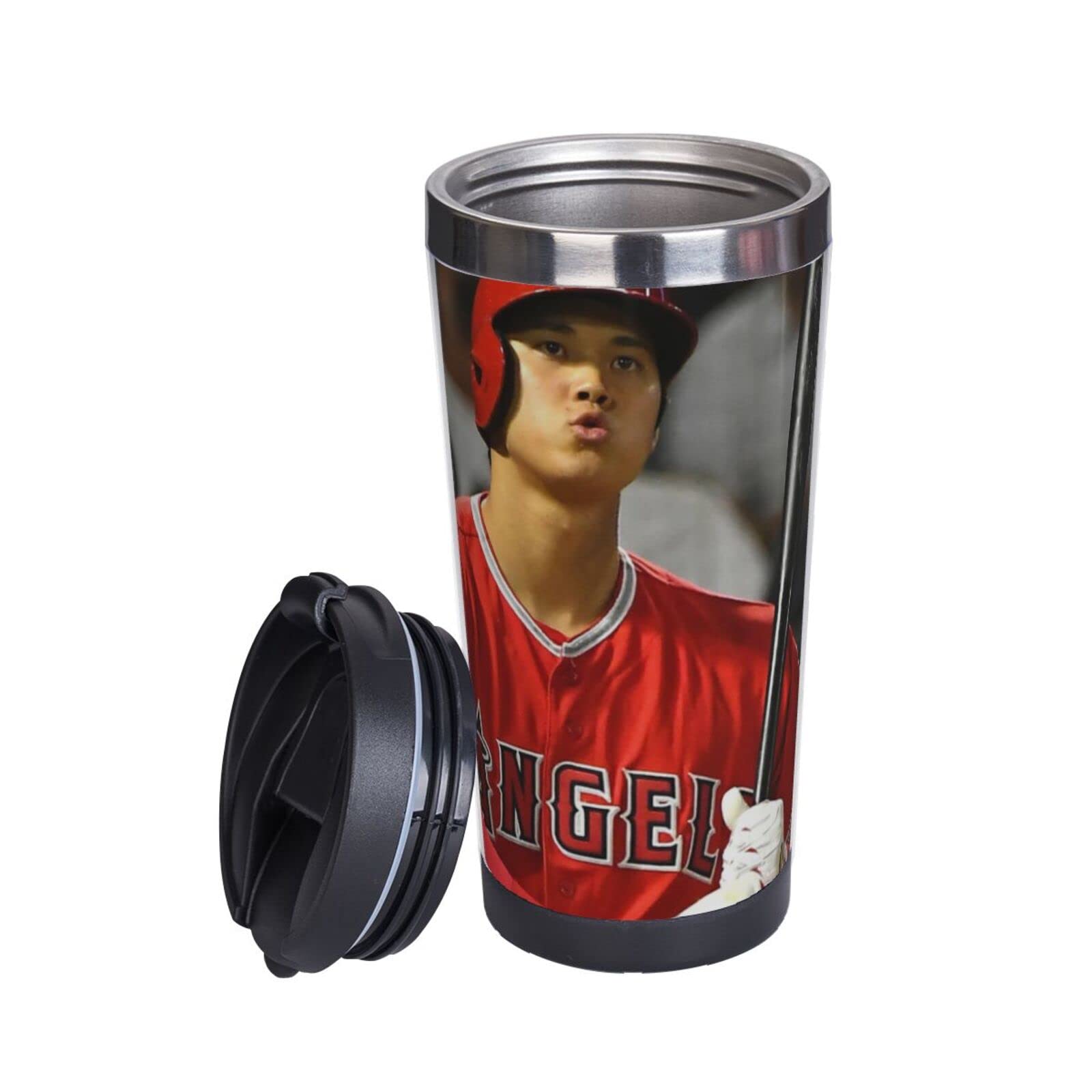 Amazon | YZTAC 大谷翔平 ポータブル断熱コーヒーカップ 400ml 断熱 