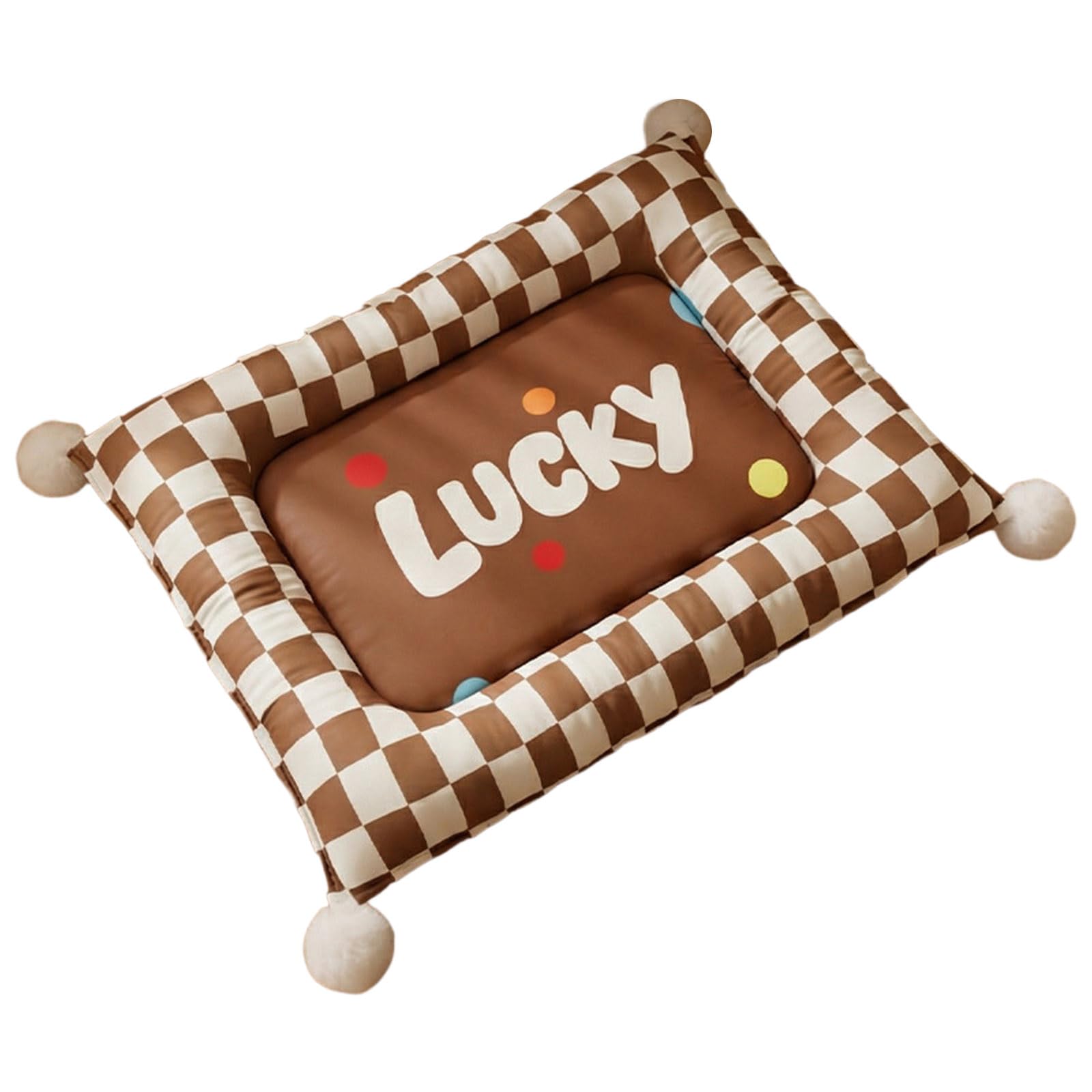 Almohadilla lavable para mascotas con relleno de algodón PP y juguete