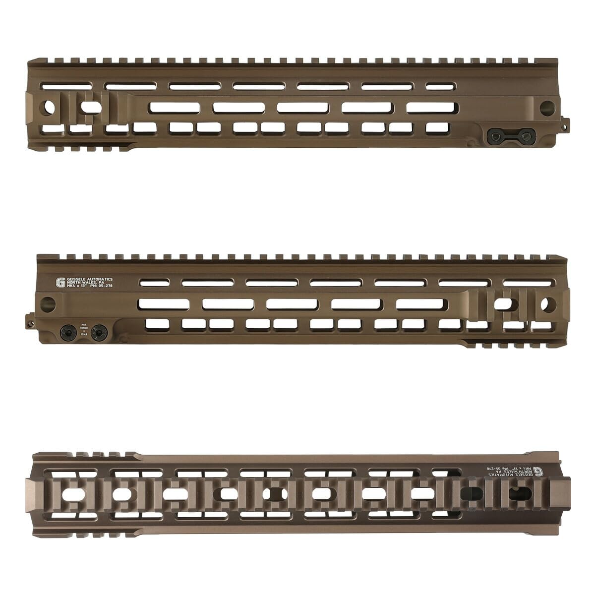 Amazon | Zparts Geissele Mk4 13inch M-LOKハンドガード (東京マルイ