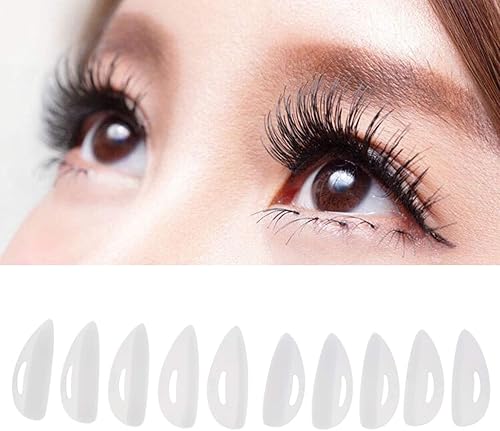 Miniatura 4 de Lurrose 10 pares de rizadores de pestañas permanentes, almohadillas de levantamiento de pestañas, almohadillas de protección para niñas y mujeres