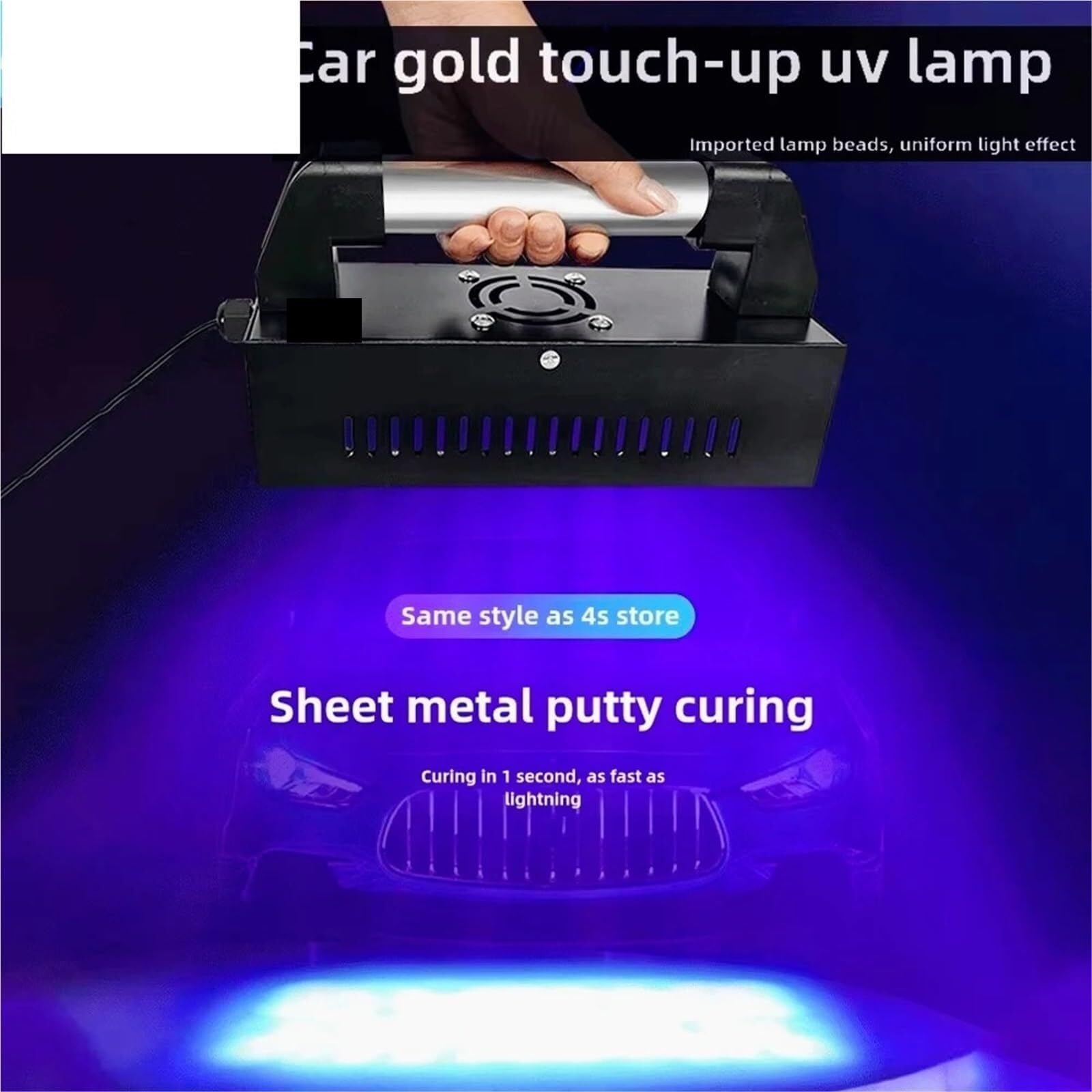 Lampa do paznokci, Lampa Utwardzająca UV, Klej Bezcieniowy, Płytka Drukowana, Zielony Olej Lutowniczy, Żywica I Lakier Do Farb Ściennych Rękodzieła,na podróż do domu(150W-365nm)