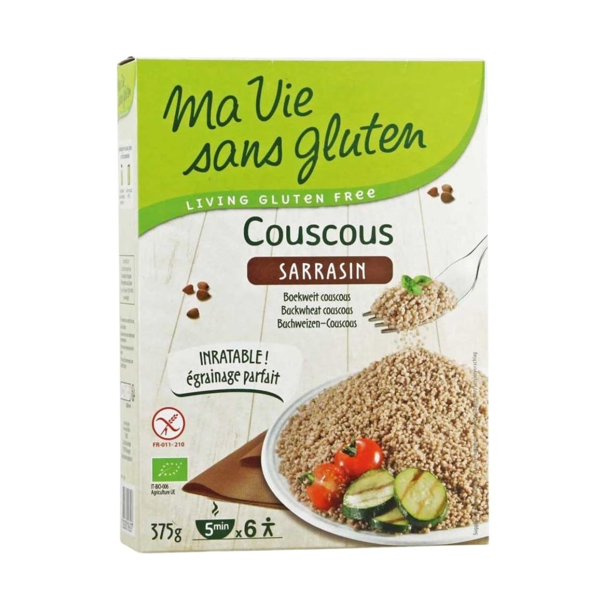 Ma vie sans gluten - Couscous sarrasin - 375g