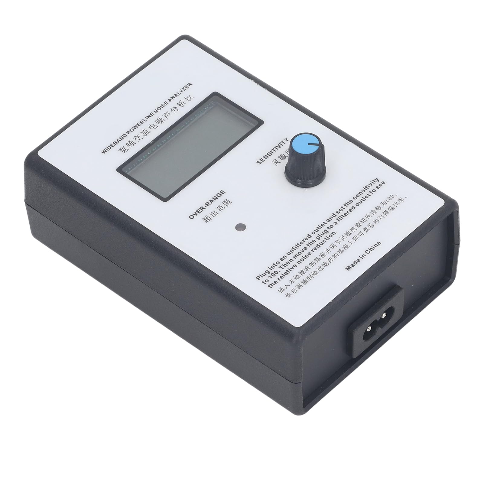 Fafeicy Analizator Szumów Zasilania, 300KHz-700KHz Tester EMI z (Wtyczka