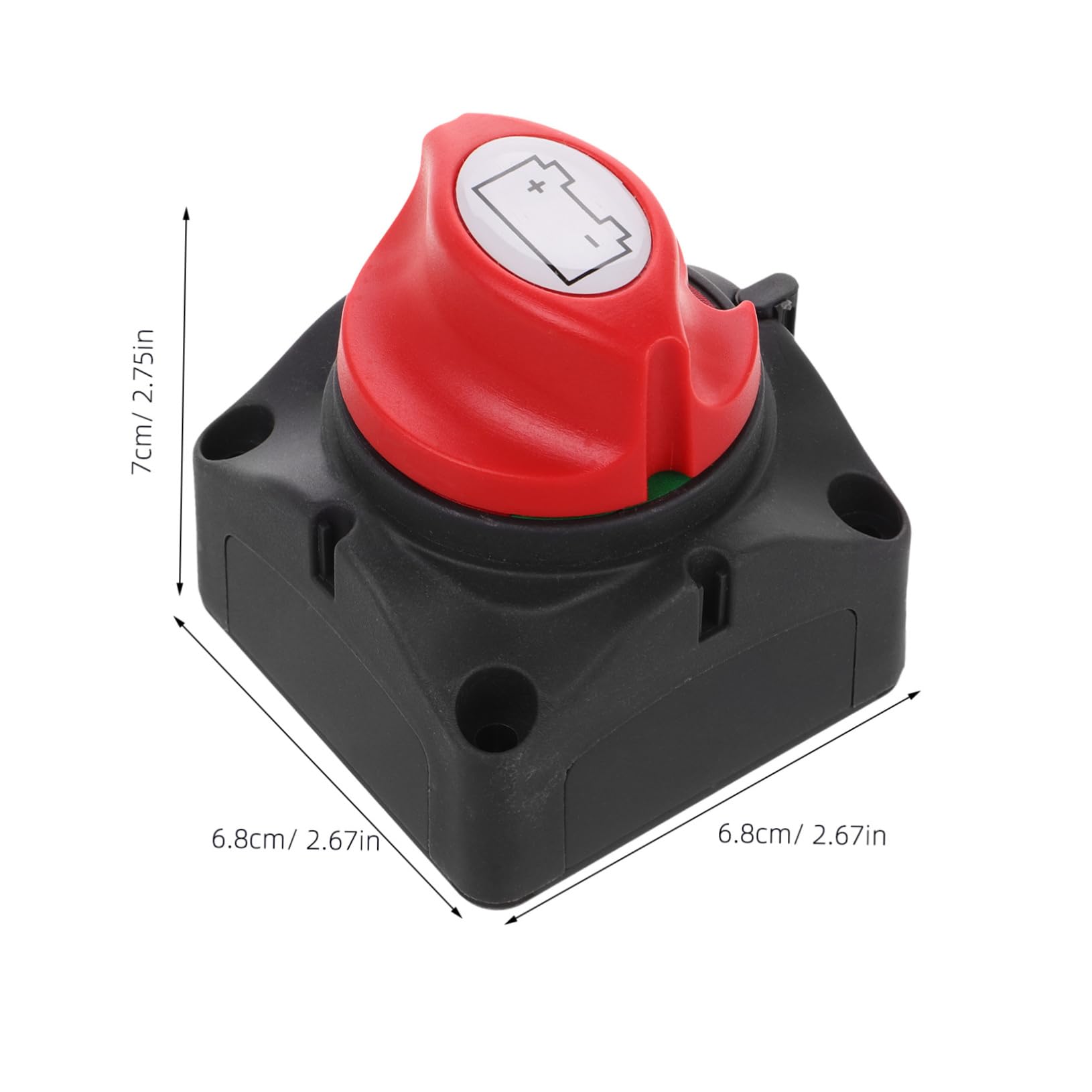 Alipis Versatile Vehicle Battery Disconnect Marine Isolation Switch for Car ATV Boat User-Friendly Knob