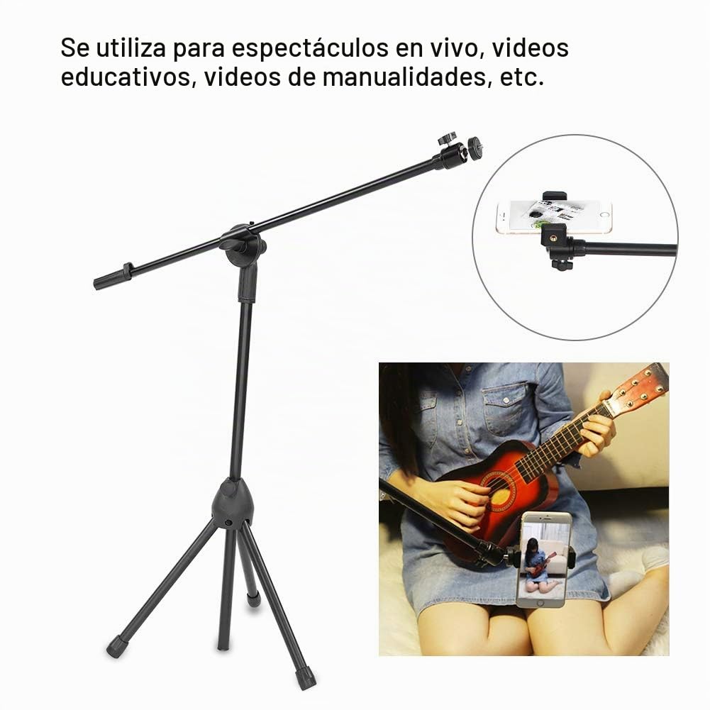Trípode Para Teléfono Inteligente Soporte De Piso Soporte De Fotografía Ajustable Para Grabación De Video Vlogging Show En Vivo