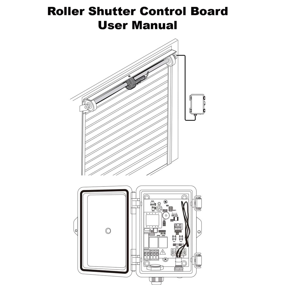 Récepteur de Moteur Tubulaire Universel AC220 V pour Porte de Garage avec Télécommande pour Ouvre-Porte à Volet Roulant