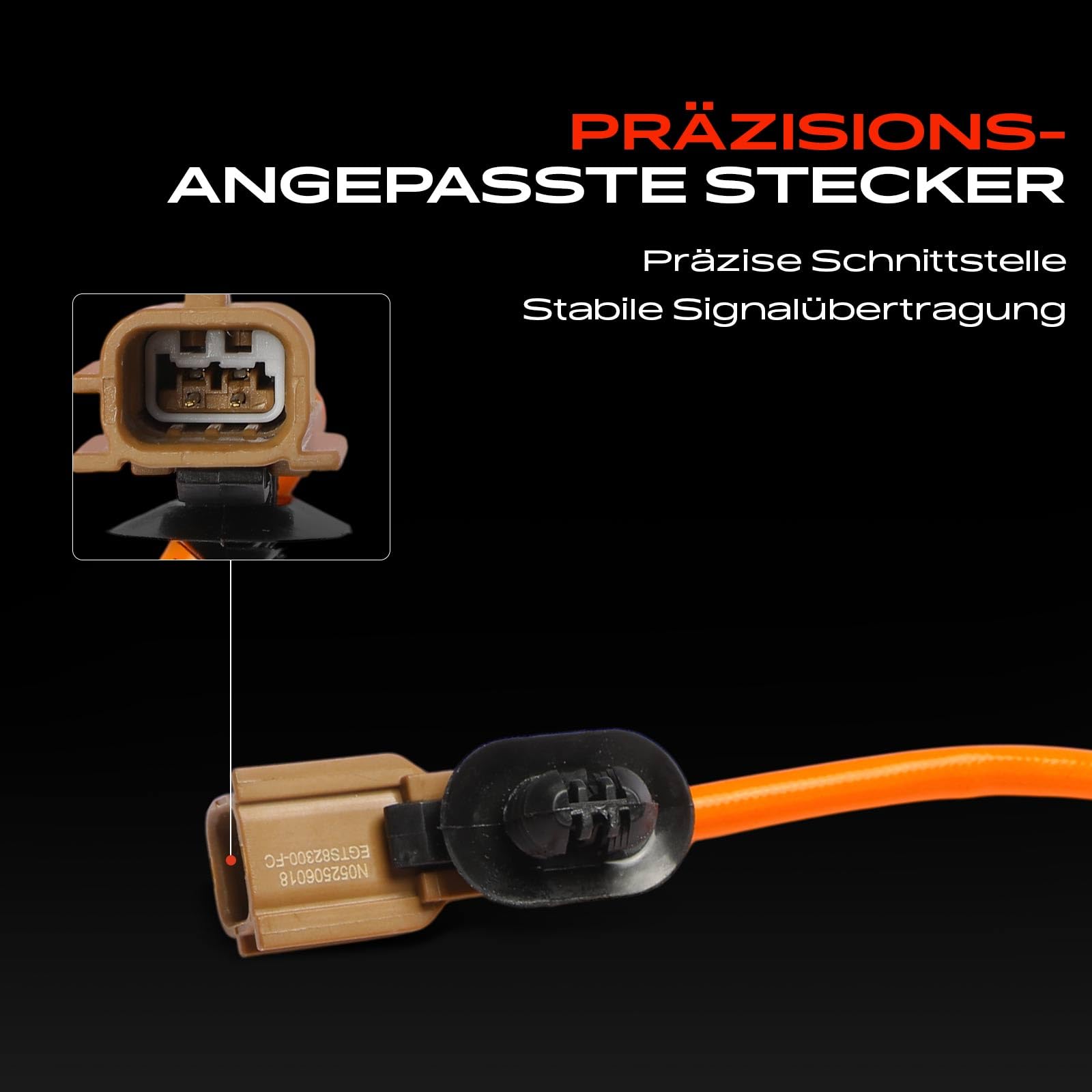 Frankberg Capteur de température des gaz d'échappement, | Compatible avec: M.e.g.a.n.e IV Hatchback B9A/M/N, Trafic III plateau/châssis EC, Grand Scénic III JZ0/1, Talisman LP