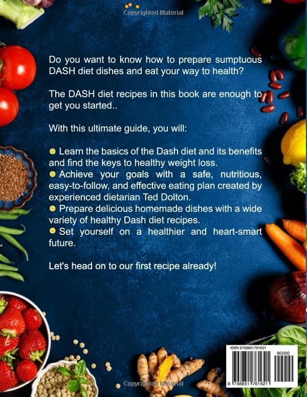 Miniatura 2 de Dash Diet Cookbook for Beginners The Ultimate Guide to Heart Health and Weight Loss with Delicious Low-Sodium Recipes 30-Day Meal Plan of Healthy
