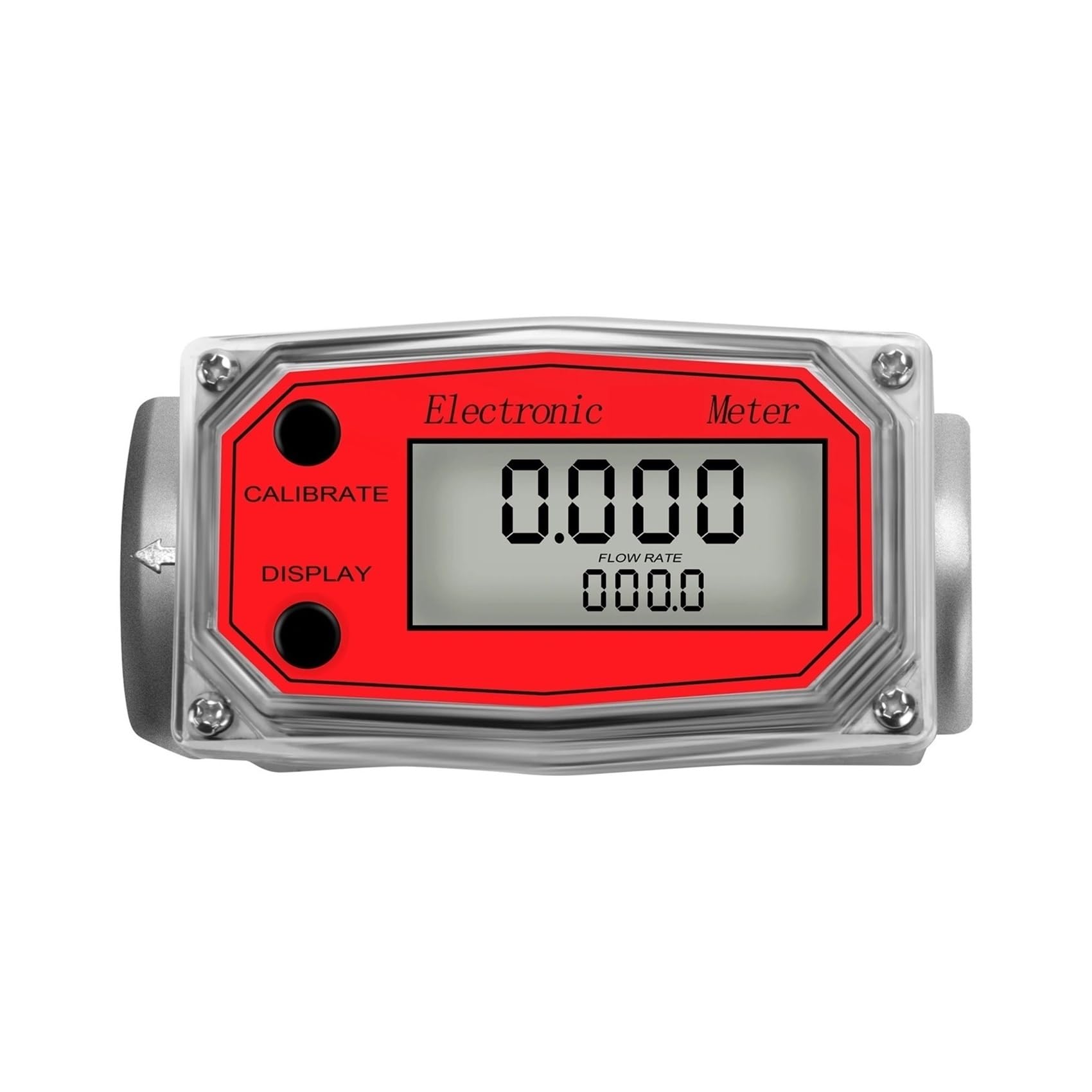 TBZOQAID Flow Meter Electronic Flowmeter Digital(Red Flow Meter)