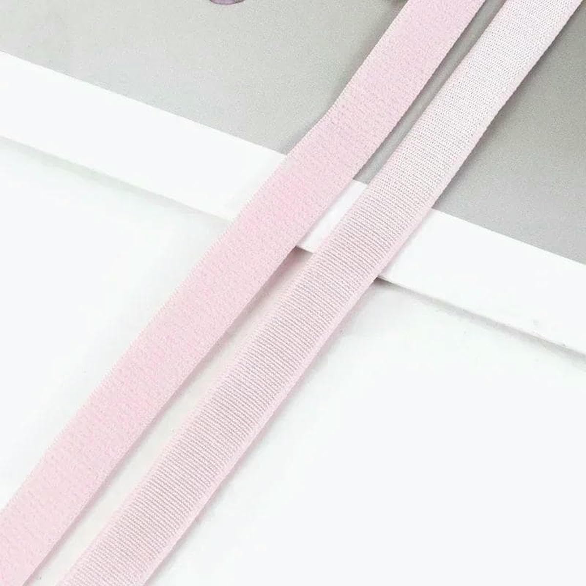 Elastyczna taśma nylonowa, Nylon Elastic Bands For Sewing Bra Strap Multicolor 6-25mm 10/20M(Pink 25mm,20Meters)