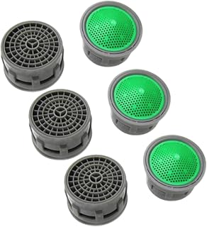 Aireador de grifo, 3 aireadores de grifo de cocina, material ABS, instalación atornillada, reduce la presión del agua y las salpicaduras, adecuado para el hogar y la cocina, diámetro