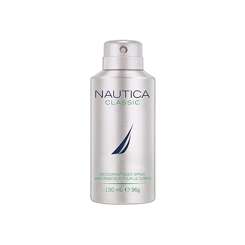Nautica Desodorante en espray corporal para hombres clásico 5 onzas