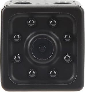 ASHATA Mini Smart Security Camer, 1080p HD Infrared Night Vision Wifi Camera, Home Security Camera for Baby and Pet with Motion Detection, Multidevice Remote Monitoring