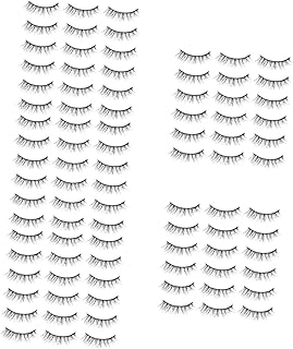 FRCOLOR 100 Pares De Cílios Estojo Para Cílios Cílios Naturais Cílios Postiços Extensão De Cílios Maquiagem Imitação De Cílios Conjunto De Várias Camadas Extensão De Cílios