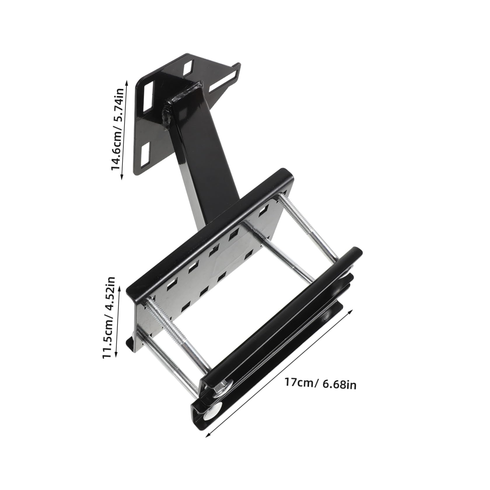 Spare Tire Carrier Mount Wytrzymały Metalowy Uchwyt Do Koła Zapasowego Do Przyczepy z Uchwytami