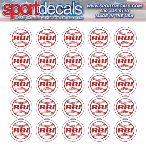 Sportdecals Baseball RBI 3/4