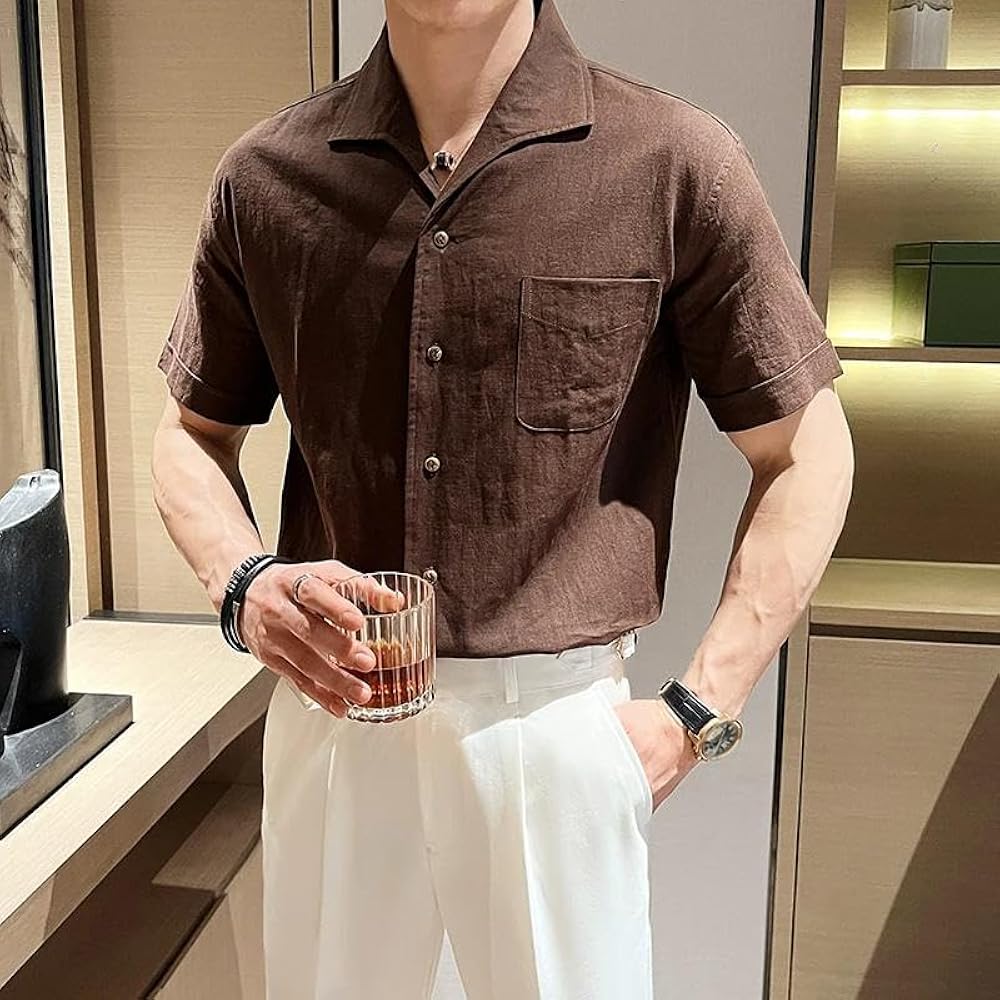 人文 C.O.B. Italian Collar Shirt 人文 C.O.B. Italian Collar Shirt SS Italian Collar Bright