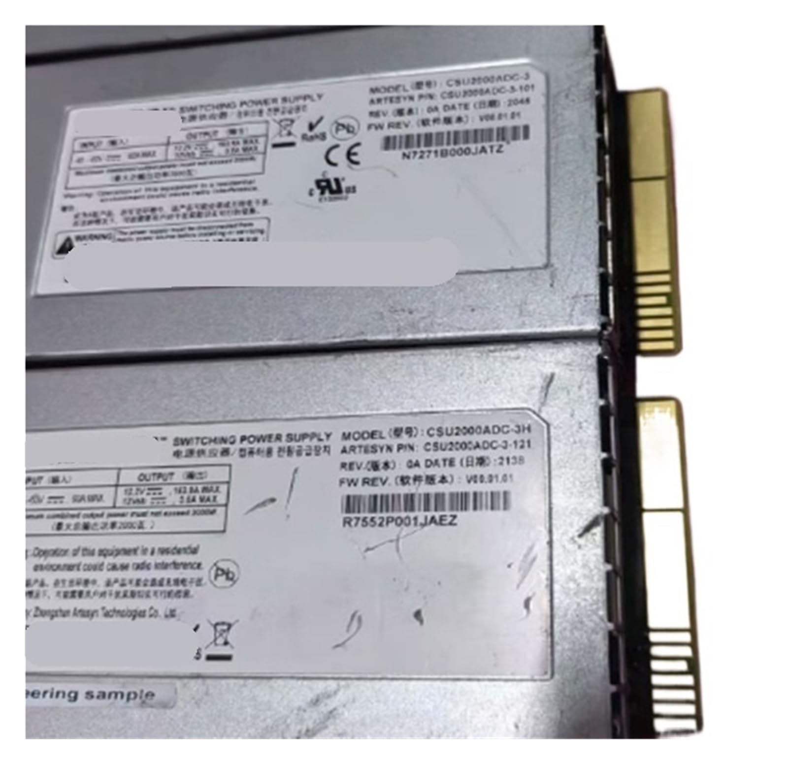ZVQYSGIW 1PCS Power Supply 1300W 2000W CSU1300ADC-3F CSU2000ADC-3H CSU2000ADC-3(CSU1300ADC-3F)