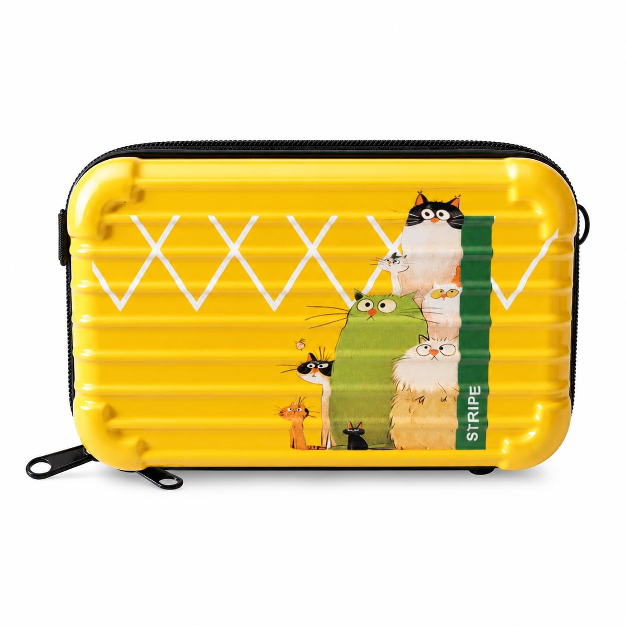 Hard Shell Mini Crossbody Sling Bag – Stylish Travel & Utility Organizer-image-44