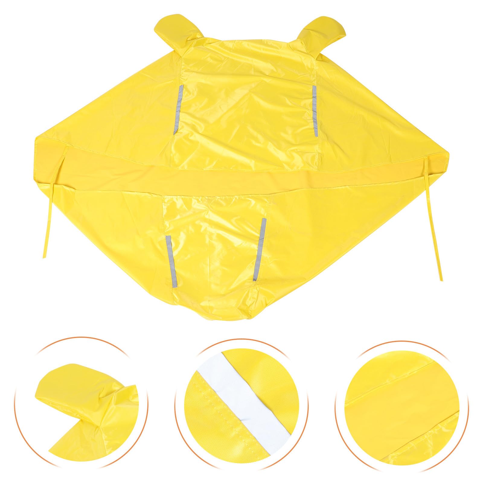 Toyvian Funda Protectora para Motocicleta y Bicicleta Eléctrica Resistente al Agua Tela Oxford Amarilla para Almacenamiento y Protección Solar
