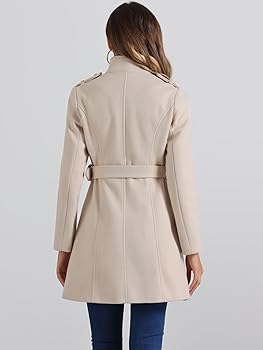 ジャケット・アウター Big Collar Belted Maxi Coat Big Collar Belted Maxi Coat