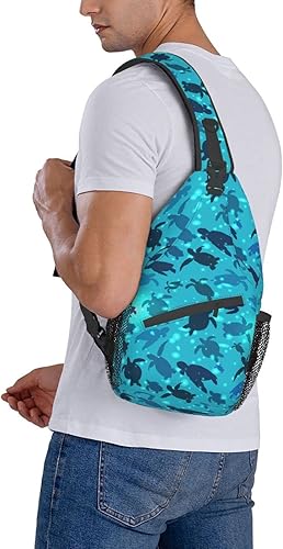 Miniatura 9 de Bolso bandolera, Caballos Salvajes Bandolera Mochila de Viaje Senderismo Bolsa de Pecho Mochila para Monederos Bolso de Hombro Cuerpo Mujer Hombre,