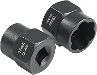 Vista 9 de Juego de llaves giratorias (11 piezas) incluye extractor de tuercas de llanta de 1/2 pulgada con un extractor de tuercas de llanta de 0.394 in