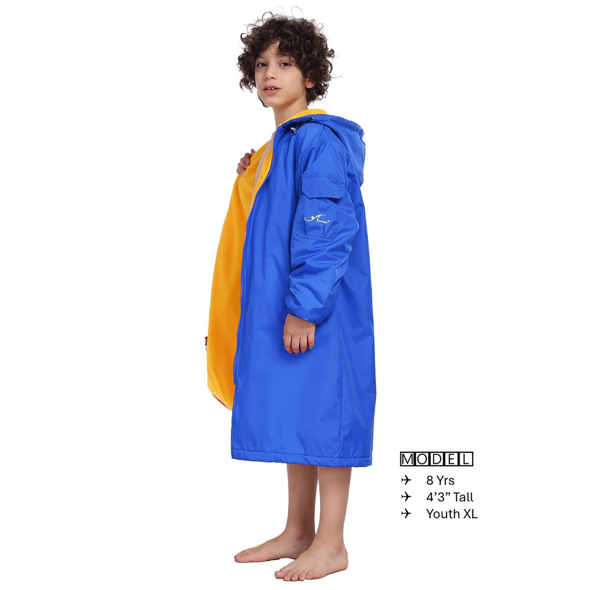 Adoretex Unisex Swim Parka Water Resistant Warm Coat Water Sports Swim Parka for Adult & Kids