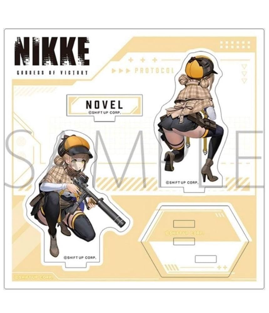 勝利の女神　NIKKE　ニケ　ヘルム　アクリルスタンド　4点セット Amazon.co.jp: 「勝利の女神:NIKKEニケ ヘルム アクリルスタンド
