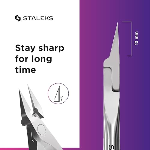Miniatura 6 de STALEKS PRO EXPERT NE-61-12 - Pinzas de uñas encarnadas de gama alta (4.9 pulgadas, 0.472 in, NE-61-12, hechas en Europa)